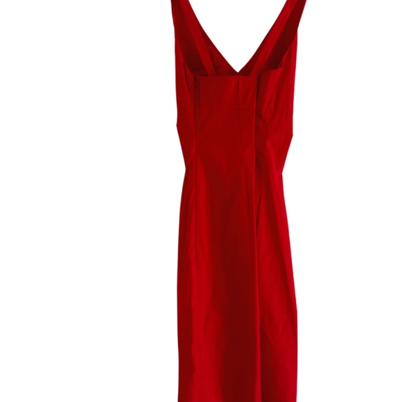 Club Monaco Red Midi Dress - Picture 2 of 3